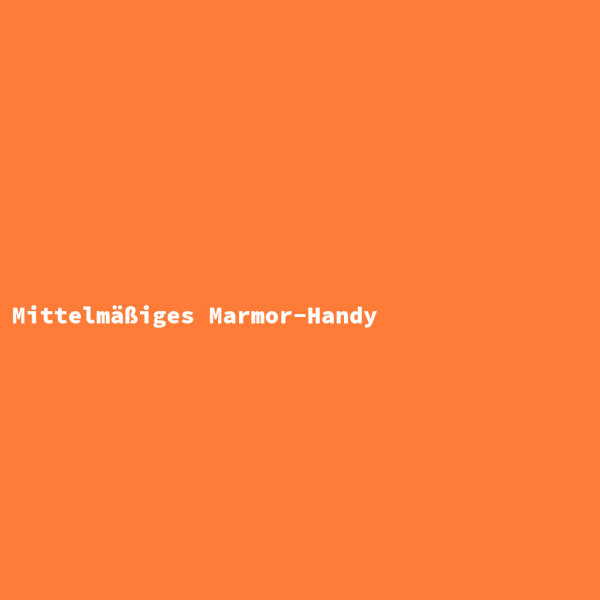 Mittelmäßiges Marmor-Handy